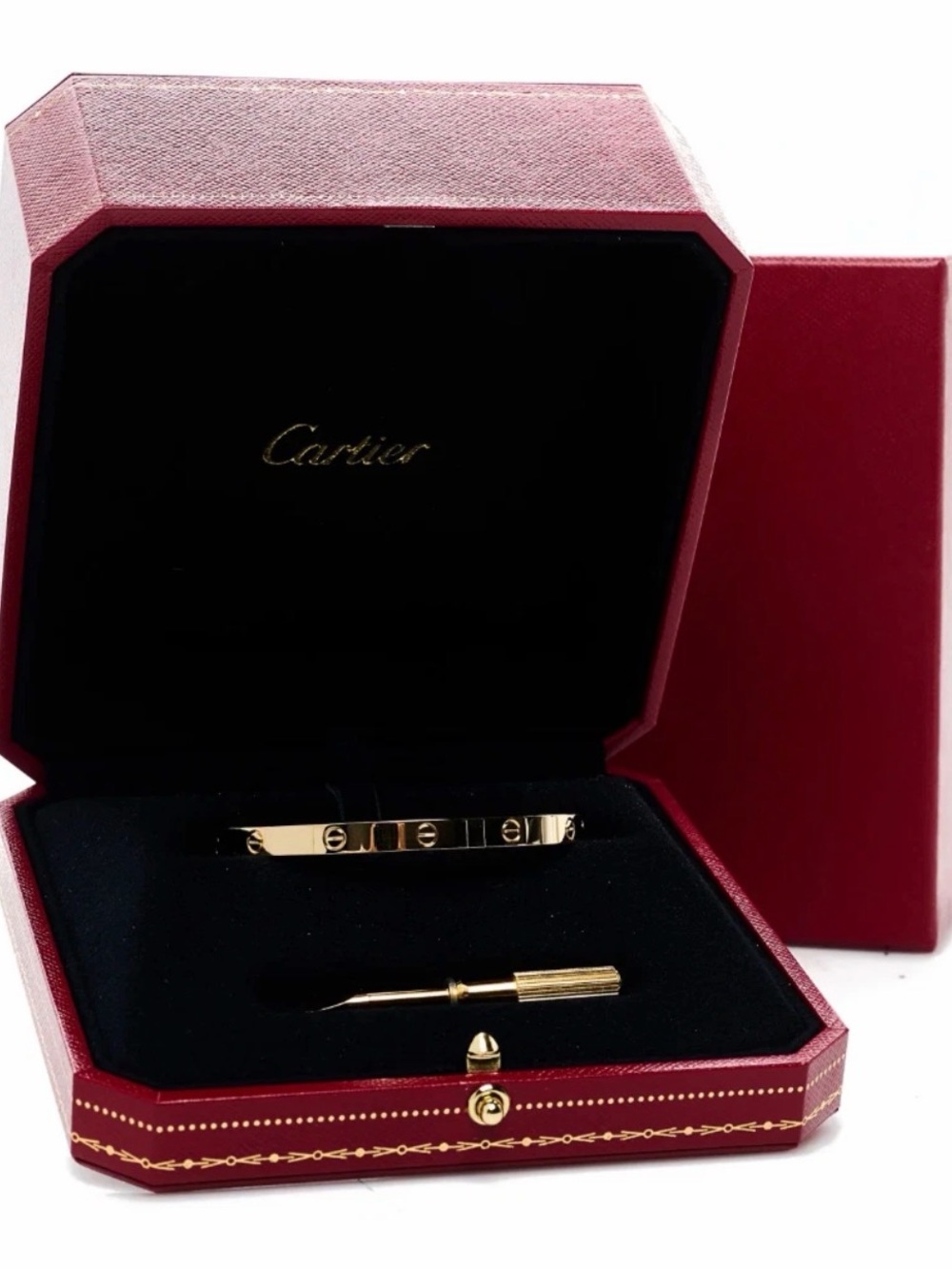 Cartier 18K Yellow Gold LOVE Bracelet 17 w/ Certificate 2024 ( $7950+ tax)